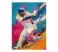 1000 Piece Mini Jigsaw Puzzle for Adults Cricket Sport Abstract Gift Idea