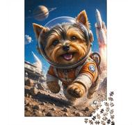 1000 Piece Mini Jigsaw Puzzle For Adults Dog Space Rocket Gift Idea | 70x50cm Cardboard Puzzle Lovers Mind Relaxation Puzzle Game Birthday Gift Home Decor