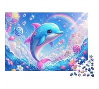 1000 Piece Mini Jigsaw Puzzle For Adults Dolphin Candy Music Gift Idea