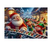 1000 Piece Mini Jigsaw Puzzle for Adults Factory Candy Winter Gift Idea