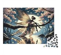 1000 Piece Mini Jigsaw Puzzle For Adults Fairy Moon Blossom Gift Idea