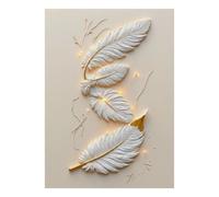 1000 Piece Mini Jigsaw Puzzle For Adults Feather Light Gold Gift Idea | 70x50cm Cardboard Puzzle Lovers Family Bonding Puzzle Assembly Birthday Gift Home Decor