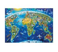 1000 Piece Mini Jigsaw Puzzle For Adults Map Ocean Animals Gift Idea