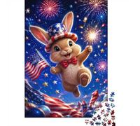 1000 Piece Mini Jigsaw Puzzle For Adults Rabbit Fireworks Stars Gift Idea