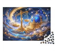 1000 Piece Mini Jigsaw Puzzle for Adults Scale Star Sky Gift Idea | 70x50cm Cardboard Puzzle Lovers Mind Relaxation Puzzle Assembly Gathering Gift Living Room Decor