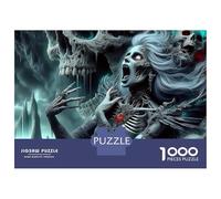 1000 Piece Mini Jigsaw Puzzle For Adults Skeleton Skull Fantasy Birthday