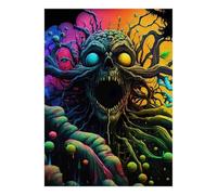 1000 Piece Mini Jigsaw Puzzle for Adults Skull Tree Fantasy Gift Idea