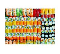 1000 Piece Mini Jigsaw Puzzle for Adults Sushi Food Art Gift Idea | 52x38cm Cardboard Puzzle Lovers Family Bonding Puzzle Assembly Birthday Gift Home Decor