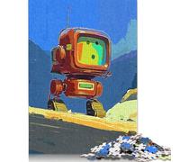 1000 Piece Mini Robot Puzzles For Adults Wooden Puzzles Brain Teaser Puzzles For Children 1000pcs (75x50cm)