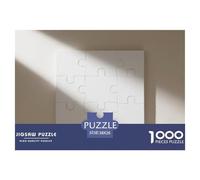 1000 Piece Minimalism Jigsaw Puzzle Minimalism Challenge High Difficulty for Adults Home Decoration Educational Games Age 12+ for Adults 38x26cm/1000pcs
