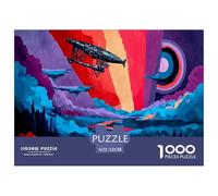 1000-Piece Minimalist Art Puzzle - A Modern, Clean-Lined Jigsaw for Design-Savvy Adults & Older Teens. Offers A Different, Pattern-Based Challenge for The Mind.