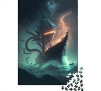 1000 Piece Monster Invasion1 Jigsaw Puzzles for Adult Puzzle Jigsaws for Adults Age 14+ 1000pcs (75x50cm)
