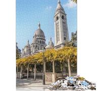 1000 Piece Montmartre At Fall Poster Puzzles for Wooden Puzzles Educational Game for Adult 1000pcs (75x50cm)