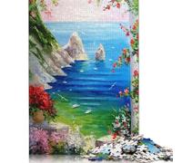 1000 Piece Morning in Italy Jigsaw Puzzles for Adult Teenagers Puzzle Adult Jigsaw Puzzle for Adults 38x26cm/1000pcs
