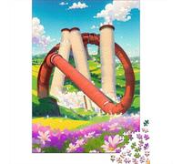 1000 Piece Morning Walk Adult Puzzles Wooden Puzzle for Adults Educational Game Challenge Toy 1000pcs (75x50cm)
