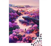 1000 Piece Morning Walk Jigsaw Puzzle for Adult Teenagers Jigsaw Puzzle For Family Fun & Game Night 1000pcs (38x26cm)