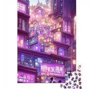 1000 Piece Morning Walk Jigsaw Puzzle for Adult Teenagers Wood Jigsaw Puzzles Educational Game Challenge Toy Birthday Gifts 1000pcs (75x50cm)