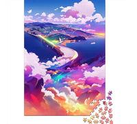 1000 Piece Morning Walk Jigsaw Puzzles for Adult Teenagers Wooden Puzzles Sustainable Puzzle for Adults | Games 1000pcs (38x26cm)
