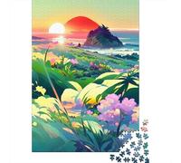 1000 Piece Morning Walk Jigsaw Puzzles for Adults Wooden Puzzles for Teenagers Gifts Unique Home Decor And Gifts 1000pcs (75x50cm)