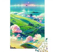 1000 Piece Morning Walk Square Puzzles for Adults And Wooden Puzzles Family Activity 1000pcs (75x50cm)