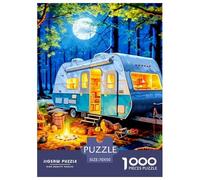 1000 Piece Motorhome Game Puzzle for Adults Gifts Family Challenging Toys Home Decoration Psychedelic Journey Jigsaw Puzzle for Women Men Adult 70x50cm/1000pcs