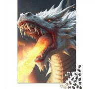 1000 Piece Mystical Dragon Artwork Jigsaw Puzzlesfor Adults Puzzle Jigsaws for Adults Unique Home Decor And Gifts 1000pcs (75x50cm)