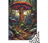 1000 Piece Mystical Fantasy Mushrooms Jigsaw Puzzles for Adults Puzzles for Adults Puzzles Unique Home Decor And Gifts 1000pcs (75x50cm)