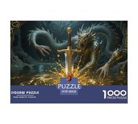 1000 Piece Myths And Fairy Tales Jigsaw Puzzle Myths And Fairy Tales Challenge High Difficulty for Adults Home Decoration Educational Game Age 12+ for Adults 38x26cm/1000pcs