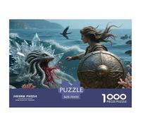 1000 Piece Myths And Fairy Tales Jigsaw Puzzle Myths And Fairy Tales Fun, Challenging for Adults Home Decoration Educational Games Age 12+ for Adults 70x50cm/1000pcs