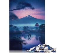 1000 Piece Nature In Japan Jigsaw Puzzles, for Adults & Wooden Puzzles Educational Games For Kids 1000pcs (75x50cm)