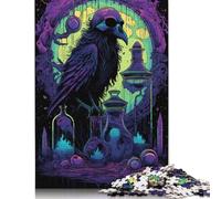 1000 Piece Necromancer Creative Square Jigsaw Puzzles for Adults & Wooden Puzzles Stress Relief Puzzle Games And Unique 1000pcs (75x50cm)