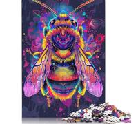 1000 Piece Neon Bee Square Puzzles for Adults & Wooden Puzzles Educational Game 1000pcs (75x50cm)