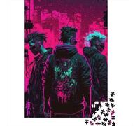 1000 Piece Neon Boy Jigsaw Puzzles for Adults Jigsaw Puzzles Educational Game Challenge Toy 1000pcs (38x26cm)