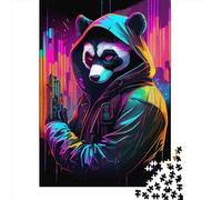 1000 Piece Neon Panda8 Jigsaw Puzzles for Adults Puzzle Adult Jigsaw Puzzle Home Decoration Puzzle Toys 1000pcs (38x26cm)