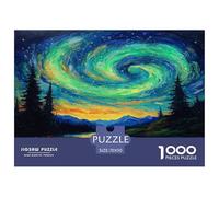 1000 Piece Northern Lights Game Puzzle for Adults Gifts Fun Challenging Home DecoRation Polar Auroras Jigsaw Puzzle for Adults And Kids Age 12 And Up 70x50cm/1000pcs