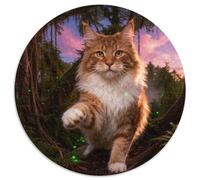 1000 Piece Norwegian Forest Cat Jigsaw Puzzle for Adults & Kids - Family Game Night & Educational Fun, Rainforest Jigsaws, Decoration Birthday Gifts 1000pcs (67.5x67.5cm)