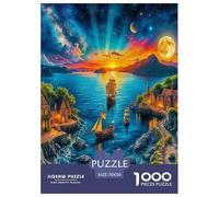 1000 Piece Ocean Sailing Game Puzzle for Adults Gifts Family Challenging Toys Home Decoration Dream Voyage Jigsaw Puzzle for Women Men Adult 70x50cm/1000pcs
