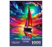 1000 Piece Ocean Sailing Game Puzzle for Adults Gifts Fun Challenging Home Decors Dream Voyage Jigsaw Puzzle for Adults And Kids Age 12 And Up 38x26cm/1000pcs