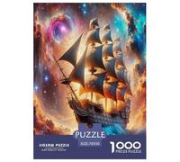1000 Piece Ocean Sailing Jigsaw Puzzles Great Gift for Adults Challenging Games Home Decoration Dream Voyage Jigsaw Puzzle for Women Men Adult 70x50cm/1000pcs