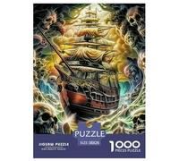 1000 Piece Ocean Sailing Jigsaw Puzzles Great Gift for Adults Educational Games Home Decoration Dream Voyage Jigsaw Puzzle for Adults And Kids 38x26cm/1000pcs
