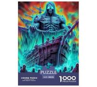 1000 Piece Ocean Sailing Jigsaw Puzzles Great Gift for Adults Family Challenging Toys Home Decoration Dream Voyage Jigsaw Puzzle for Women Men Adult 38x26cm/1000pcs