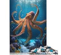 1000 Piece Octopus Jigsaw Puzzle for Adult Teenagers Puzzle Jigsaws for Adults Brain Teaser Puzzles For Adults 1000pcs (75x50cm)