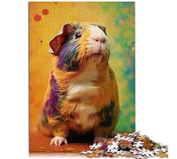 1000 Piece Of Puzzle For Adults Guinea Pig Animals Wooden Jigsaw for Adults and Kids Age 12 Years Up 50x75cm