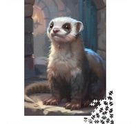 1000 Piece Otter Jigsaw Puzzle for Adult Teenagers Paper Puzzle Christmas Eve Gifts 1000pcs (38x26cm)