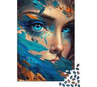 1000 Piece Painted Anime Girl Jigsaw Puzzle for Adult Teenagers Wooden Learning Educational Toys 1000pcs (75x50cm)