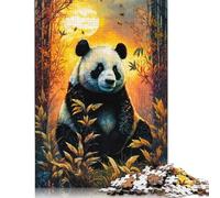 1000 Piece Panda Art Style 7 Jigsaw Puzzlesfor Adults Teenagers Wooden Puzzle Adult Jigsaw Puzzle Sustainable Puzzle for Adults | Games 1000pcs (75x50cm)