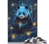 1000 Piece Panda in Magical Bamboo Forest Jigsaw Puzzles for Adults Jigsaw Puzzles Educational Game Challenge Toy 1000pcs (38x26cm)