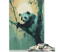 1000 Piece Panda in The Bamboo Jigsaw Puzzles for Adult Teenagers Wooden Puzzles For Family Fun & Game Night 1000pcs (75x50cm)