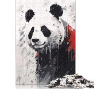 1000 Piece Panda Japanese Painting Jigsaw Puzzles for Adult Teenagers Wooden Puzzles Sustainable Puzzle for Adults | Games 1000pcs (75x50cm)