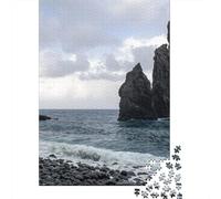1000 Piece Paper Jigsaw, Madeira Portugal Rocks, 70x50cm/1000pcs